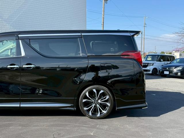 アルファード 2.5S Cパッケージ モデリスタエアロ/シグネチャーイルミ/20インチAW CD/DVD 後席モニター 寒冷地仕様 ETC2.0 バックモニター 両側電動スライドドア パワーバックドア シートヒーター/クーラー 社外サス(35枚目)