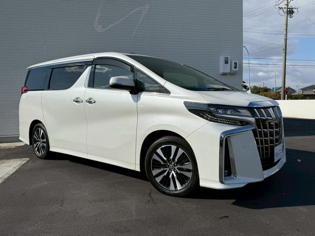 アルファード 2.5S Cパッケージ サンルーフ 純正ディスプレイオーディオ+ナビ フリップダウンモニター デジタルインナーミラー フルセグTV 3眼LEDヘッドライト 両側電動スライドドア 電動バックドア シートヒーター シートクーラー(10枚目)