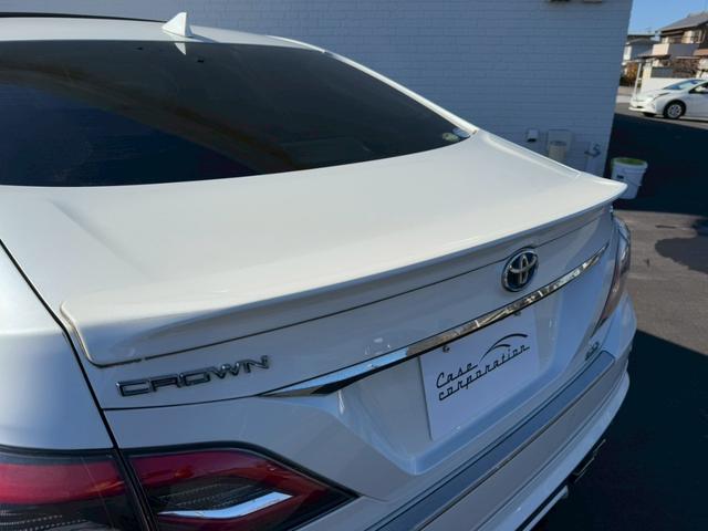 クラウンハイブリッド RSアドバンス モデリスタエアロ モデリスタ19インチAW サンルーフ パノラミックビューモニター ブラックレザーシート ステアリングヒーター シートヒーター/クーラー 3眼LED ワイヤレス充電 ブラインドスポット(28枚目)