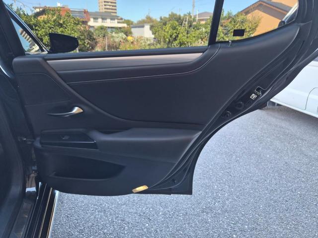 ＥＳ ＥＳ３００ｈ　Ｆスポーツ　サンルーフ　純正ナビ　パノラミックビューモニター　デジタルインナーミラー　ＥＴＣ　黒革　シートヒーター　シートクーラー　電動シェード　レーダークルーズ　クリアランスソナー　ＬＥＤヘッドランプ（24枚目）