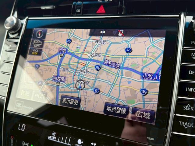 ハリアー プログレス　メタル　アンド　レザーパッケージ　モデリスタフルエアロ　純正ナビ　パノラミックビュー　ＪＢＬサウンド　ＥＴＣ　クリアランスソナー　プリクラッシュ　本革　パワーシート　シートヒーター　シートクーラー　パワーバックドア　レーダークルーズ（3枚目）