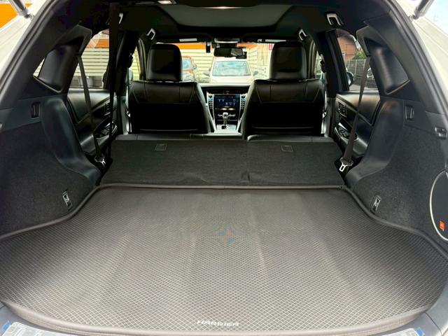 ハリアーハイブリッド プログレス サンルーフ TRDフルエアロ メーカーナビTV パノラミックビュー JBLサウンド ドライブレコーダー ETC プリクラッシュ レーンキープアシスト パワーバックドア パワーシート 4WD(19枚目)