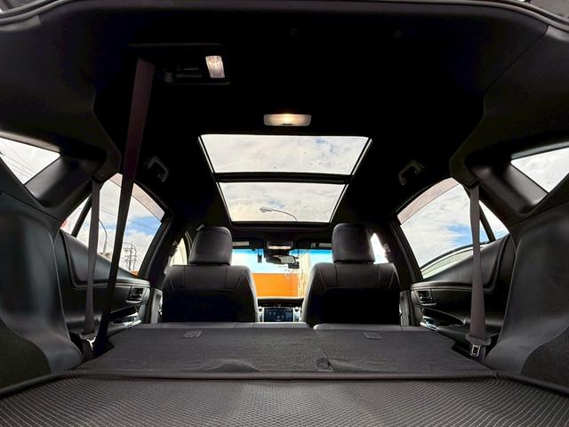 ハリアーハイブリッド プログレス サンルーフ TRDフルエアロ メーカーナビTV パノラミックビュー JBLサウンド ドライブレコーダー ETC プリクラッシュ レーンキープアシスト パワーバックドア パワーシート 4WD(20枚目)