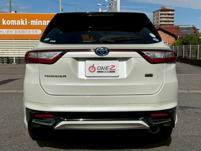 ハリアーハイブリッド プログレス サンルーフ TRDフルエアロ メーカーナビTV パノラミックビュー JBLサウンド ドライブレコーダー ETC プリクラッシュ レーンキープアシスト パワーバックドア パワーシート 4WD(40枚目)