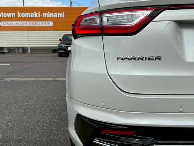 ハリアーハイブリッド プログレス サンルーフ TRDフルエアロ メーカーナビTV パノラミックビュー JBLサウンド ドライブレコーダー ETC プリクラッシュ レーンキープアシスト パワーバックドア パワーシート 4WD(49枚目)
