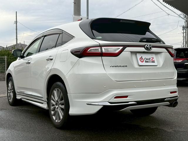 ハリアー プログレス　サンルーフ　モデリスタエアロ　メーカーナビＴＶ　パノラミックビュー　ＪＢＬサウンド　ドライブレコーダー　ＥＴＣ　プリクラッシュセーフティ　レーンキープ　パワーバックドア　クリアランスソナー　買取車両（48枚目）