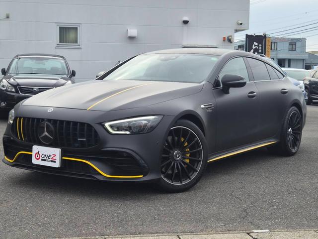 GT 4ドアクーペ 43 4マチック+ ライドコントロール+パッケージ 1オーナー AMGライドコントロールプラスPKG エアバランスPKG マッドブラックラッピング Burmester 純正ナビ 純正ドライブレコーダー パノラマビュー キャリパー塗装(AMGイエロー)(40枚目)