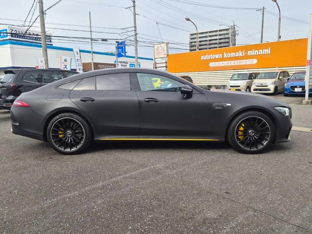 GT 4ドアクーペ 43 4マチック+ ライドコントロール+パッケージ 1オーナー AMGライドコントロールプラスPKG エアバランスPKG マッドブラックラッピング Burmester 純正ナビ 純正ドライブレコーダー パノラマビュー キャリパー塗装(AMGイエロー)(43枚目)