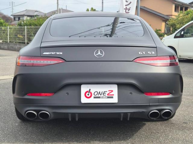 GT 4ドアクーペ 43 4マチック+ ライドコントロール+パッケージ 1オーナー AMGライドコントロールプラスPKG エアバランスPKG マッドブラックラッピング Burmester 純正ナビ 純正ドライブレコーダー パノラマビュー キャリパー塗装(AMGイエロー)(46枚目)