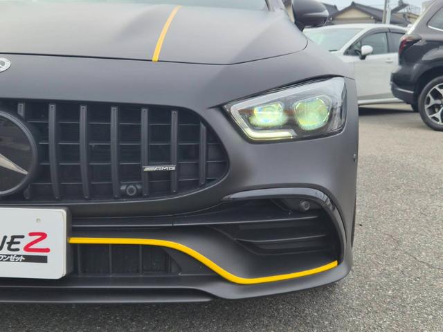 GT 4ドアクーペ 43 4マチック+ ライドコントロール+パッケージ 1オーナー AMGライドコントロールプラスPKG エアバランスPKG マッドブラックラッピング Burmester 純正ナビ 純正ドライブレコーダー パノラマビュー キャリパー塗装(AMGイエロー)(49枚目)