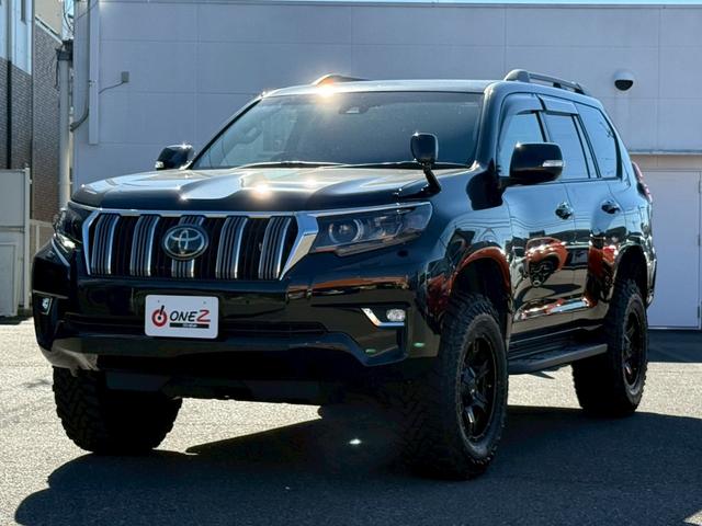 ランドクルーザープラド 　サンルーフ　リフトアップ　Ｍ／Ｔタイヤ（ＹＯＫＯＨＡＭＡ２０２５年製）　アルパイン９型ナビＴＶ　バックカメラ　前後ドライブレコーダー　ＥＴＣ　本革　ベンチレーション　クリアランスソナー　プリクラッシュ（40枚目）