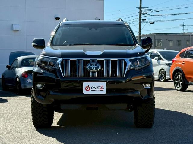 ランドクルーザープラド 　サンルーフ　リフトアップ　Ｍ／Ｔタイヤ（ＹＯＫＯＨＡＭＡ２０２５年製）　アルパイン９型ナビＴＶ　バックカメラ　前後ドライブレコーダー　ＥＴＣ　本革　ベンチレーション　クリアランスソナー　プリクラッシュ（41枚目）