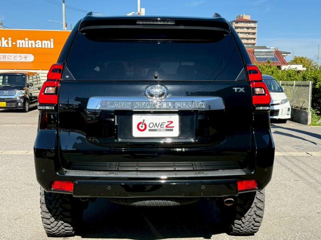 ランドクルーザープラド 　サンルーフ　リフトアップ　Ｍ／Ｔタイヤ（ＹＯＫＯＨＡＭＡ２０２５年製）　アルパイン９型ナビＴＶ　バックカメラ　前後ドライブレコーダー　ＥＴＣ　本革　ベンチレーション　クリアランスソナー　プリクラッシュ（46枚目）