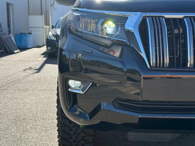 ランドクルーザープラド 　サンルーフ　リフトアップ　Ｍ／Ｔタイヤ（ＹＯＫＯＨＡＭＡ２０２５年製）　アルパイン９型ナビＴＶ　バックカメラ　前後ドライブレコーダー　ＥＴＣ　本革　ベンチレーション　クリアランスソナー　プリクラッシュ（48枚目）