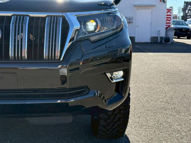 ランドクルーザープラド 　サンルーフ　リフトアップ　Ｍ／Ｔタイヤ（ＹＯＫＯＨＡＭＡ２０２５年製）　アルパイン９型ナビＴＶ　バックカメラ　前後ドライブレコーダー　ＥＴＣ　本革　ベンチレーション　クリアランスソナー　プリクラッシュ（49枚目）