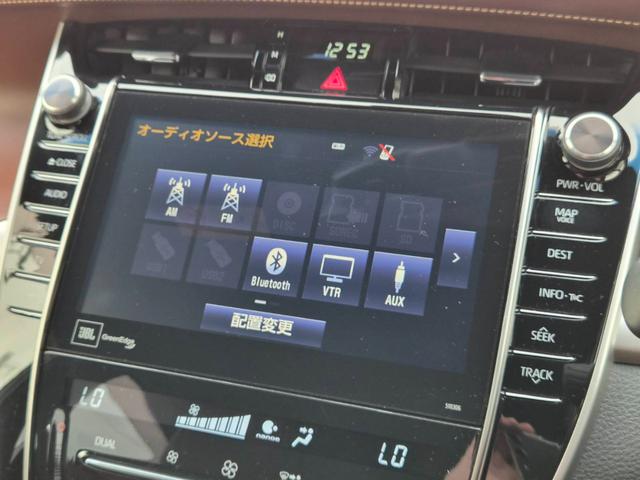 ハリアーハイブリッド プログレス　メタル　アンド　レザーパッケージ　ＴＲＤエアロ　サンルーフ　純正９型ナビＴＶ　パノラミックビュー　ＪＢＬサウンド　ＥＴＣ　茶革　シートヒーター　ベンチレーション　パワーシート　パワーバックドア　クリアランスソナー　セーフティセンス（7枚目）