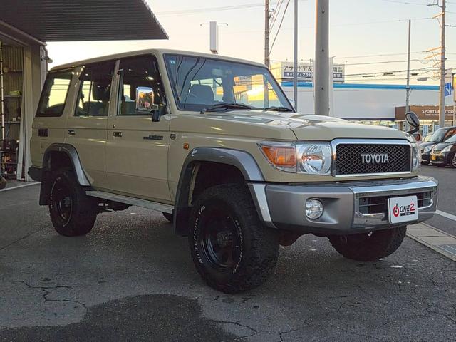 ランドクルーザー７０ バン　ＢＦグッドリッチＡ／Ｔタイヤ（２６５／７０Ｒ１６）　純正ナビＴＶ　ドライブレコーダー　ＥＴＣ　社外１６インチホイール　キーレスエントリー　イモビライザー　サイドバイザー　フォグランプ　３０周年記念（35枚目）