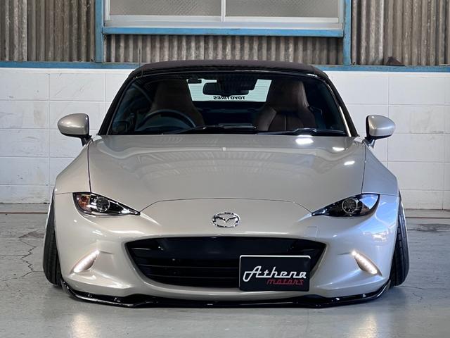 ロードスター ブラウン・トップ Apple carplay/Airforceエアサス・スーパーパフォーマンス/シェブロンホイール/TOYOプロクセスタイヤ/純正ホイール/バックカメラ/ETC/クリアランスソナー/6速MT(22枚目)