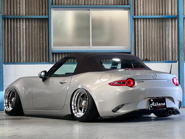 ロードスター ブラウン・トップ Apple carplay/Airforceエアサス・スーパーパフォーマンス/シェブロンホイール/TOYOプロクセスタイヤ/純正ホイール/バックカメラ/ETC/クリアランスソナー/6速MT(25枚目)