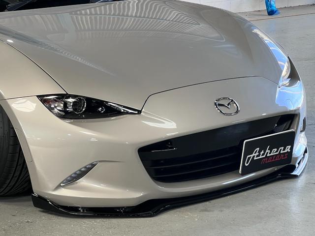 ロードスター ブラウン・トップ Apple carplay/Airforceエアサス・スーパーパフォーマンス/シェブロンホイール/TOYOプロクセスタイヤ/純正ホイール/バックカメラ/ETC/クリアランスソナー/6速MT(32枚目)