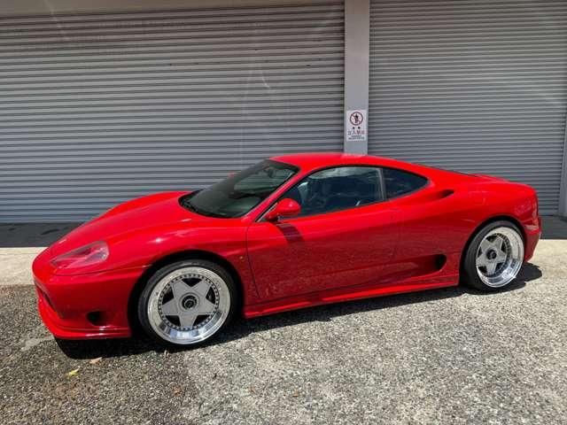 360 モデナ プラジス製4輪独立エアサス リバレル深リムホイール ワンオフチタンマフラー 19インチリバレルホイール 深リムアウトストラーダモデナ F1マチック TCU書き換え済み(16枚目)