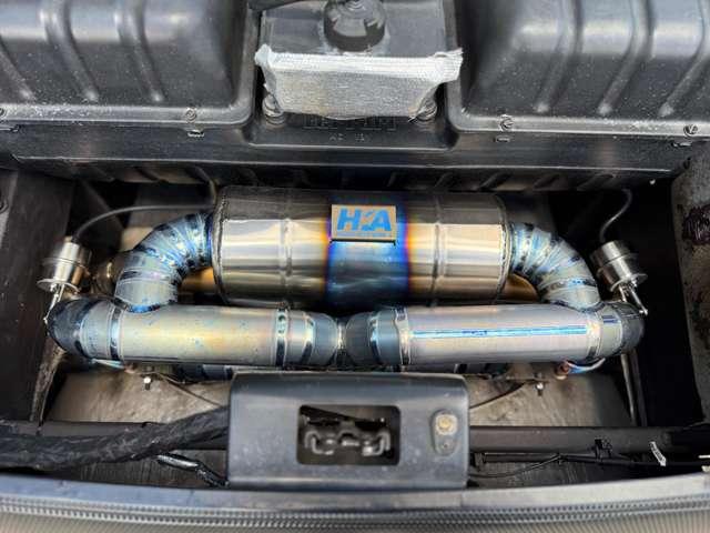 360 モデナ プラジス製4輪独立エアサス リバレル深リムホイール ワンオフチタンマフラー 19インチリバレルホイール 深リムアウトストラーダモデナ F1マチック TCU書き換え済み(19枚目)