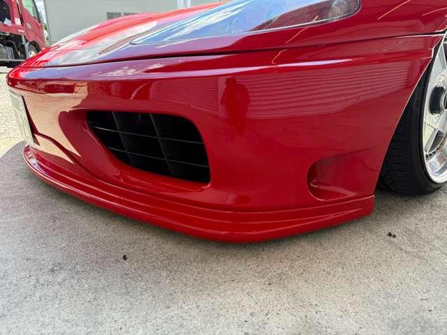 360 モデナ プラジス製4輪独立エアサス リバレル深リムホイール ワンオフチタンマフラー 19インチリバレルホイール 深リムアウトストラーダモデナ F1マチック TCU書き換え済み(24枚目)