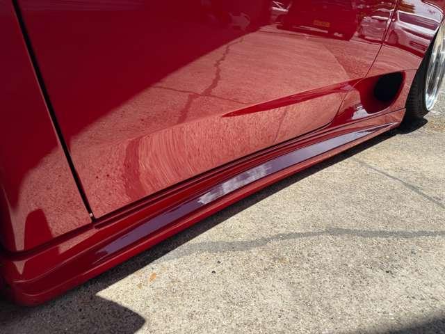 360 モデナ プラジス製4輪独立エアサス リバレル深リムホイール ワンオフチタンマフラー 19インチリバレルホイール 深リムアウトストラーダモデナ F1マチック TCU書き換え済み(25枚目)