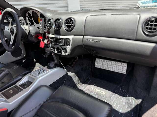 360 モデナ プラジス製4輪独立エアサス リバレル深リムホイール ワンオフチタンマフラー 19インチリバレルホイール 深リムアウトストラーダモデナ F1マチック TCU書き換え済み(32枚目)