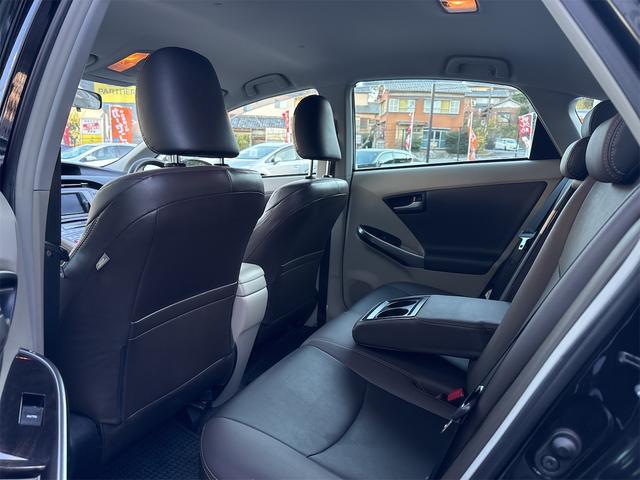 プリウス Sマイコーデ 後期 禁煙車 フルセグ Bluetooth バックカメラ ETC CD DVD ハーフレザー LEDライト LEDフォグ オートエアコン キーレスバイザー TVキャンセラー プッシュスタート(25枚目)