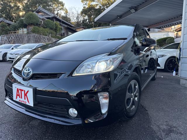 プリウス Sマイコーデ 後期 禁煙車 フルセグ Bluetooth バックカメラ ETC CD DVD ハーフレザー LEDライト LEDフォグ オートエアコン キーレスバイザー TVキャンセラー プッシュスタート(27枚目)