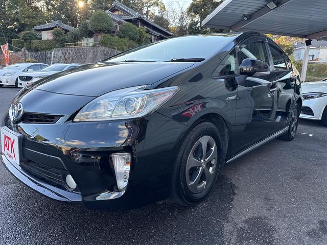 プリウス Sマイコーデ 後期 禁煙車 フルセグ Bluetooth バックカメラ ETC CD DVD ハーフレザー LEDライト LEDフォグ オートエアコン キーレスバイザー TVキャンセラー プッシュスタート(29枚目)