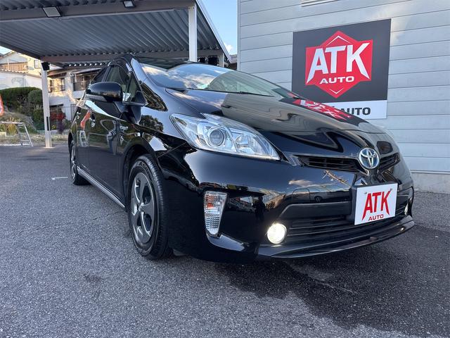 プリウス Sマイコーデ 後期 禁煙車 フルセグ Bluetooth バックカメラ ETC CD DVD ハーフレザー LEDライト LEDフォグ オートエアコン キーレスバイザー TVキャンセラー プッシュスタート(30枚目)