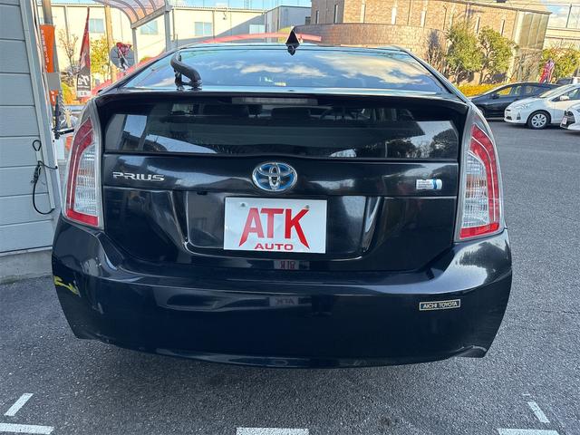 プリウス Sマイコーデ 後期 禁煙車 フルセグ Bluetooth バックカメラ ETC CD DVD ハーフレザー LEDライト LEDフォグ オートエアコン キーレスバイザー TVキャンセラー プッシュスタート(33枚目)