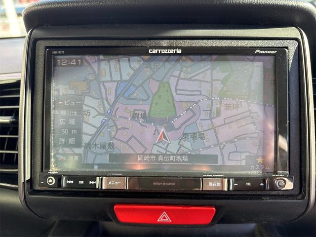 N-BOXカスタム G・ターボLパッケージ 4WD ターボ ツートンカラー ナビ バックカメラ ETC シートヒーター 両側電動スライド クルーズコントロール パドルシフト ワンセグ TV パドルシフト アルミ 車検R9年10月 キーレス(8枚目)