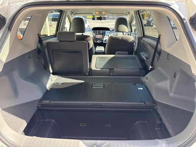 プリウスアルファ Ｓツーリングセレクション　禁煙車　純正ナビ　ドライブレコーダー前後　バックカメラ　ＥＴＣ　Ｂｌｕｅｔｏｏｔｈ　ＣＤ　ＤＶＤ　スマートキー　オートエアコン　純正１８ＡＷアルミ　オートライト　プッシュスタート　電動格納ミラー（33枚目）