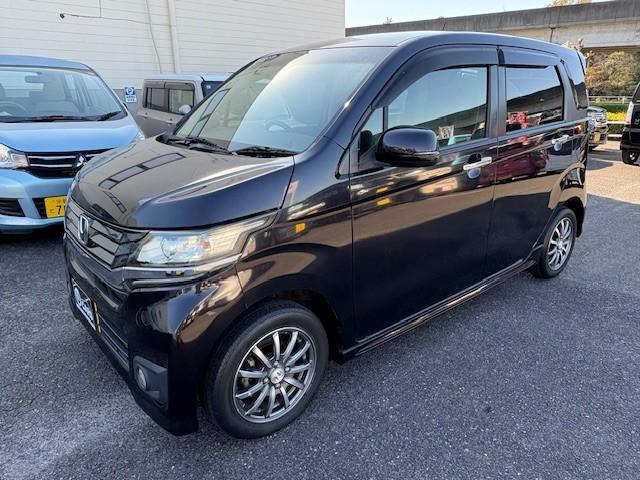 Ｎ－ＷＧＮカスタム Ｇ・Ａパッケージ　禁煙車／ドラレコ／ナビ＆ＴＶ／Ｂｌｕｅｔｏｏｔｈ／ＤＶＤ再生／バックモニター／スマートキー／プッシュスタート／ハーフレザー調シート／クルーズコントロール／純正アルミ／ＨＩＤヘッドライト（4枚目）