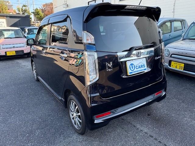 Ｎ－ＷＧＮカスタム Ｇ・Ａパッケージ　禁煙車／ドラレコ／ナビ＆ＴＶ／Ｂｌｕｅｔｏｏｔｈ／ＤＶＤ再生／バックモニター／スマートキー／プッシュスタート／ハーフレザー調シート／クルーズコントロール／純正アルミ／ＨＩＤヘッドライト（7枚目）