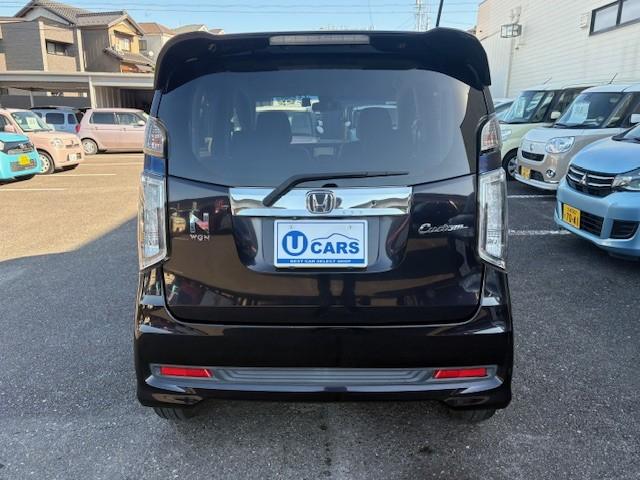 Ｎ－ＷＧＮカスタム Ｇ・Ａパッケージ　禁煙車／ドラレコ／ナビ＆ＴＶ／Ｂｌｕｅｔｏｏｔｈ／ＤＶＤ再生／バックモニター／スマートキー／プッシュスタート／ハーフレザー調シート／クルーズコントロール／純正アルミ／ＨＩＤヘッドライト（8枚目）