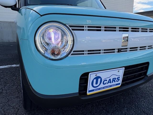 アルトラパン Ｓ　２トーンカラー／全方位モニター／純正ナビ／フルセグＴＶ／Ｂｌｕｅｔｏｏｔｈ／ＨＩＤヘッドライト／フォグライト／スマートキー／プッシュスタート／衝突軽減ブレーキ／ＥＴＣ／白ルーフ／アイドリングストップ（16枚目）