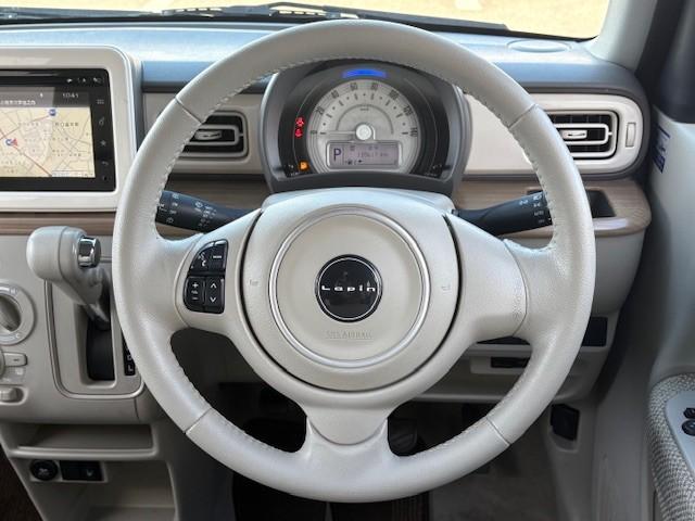 アルトラパン Ｓ　２トーンカラー／全方位モニター／純正ナビ／フルセグＴＶ／Ｂｌｕｅｔｏｏｔｈ／ＨＩＤヘッドライト／フォグライト／スマートキー／プッシュスタート／衝突軽減ブレーキ／ＥＴＣ／白ルーフ／アイドリングストップ（40枚目）