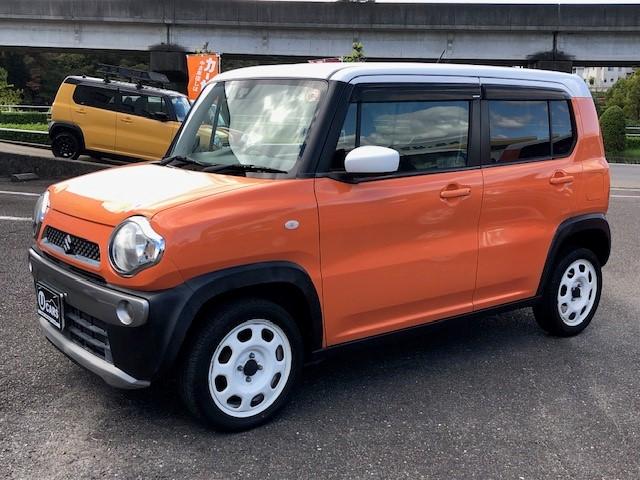 ハスラー G 禁煙車/ナビ&TV/ETC/シートヒーター/スマートキー/プッシュスタート/アイドリングストップ/DVD再生&CD(4枚目)