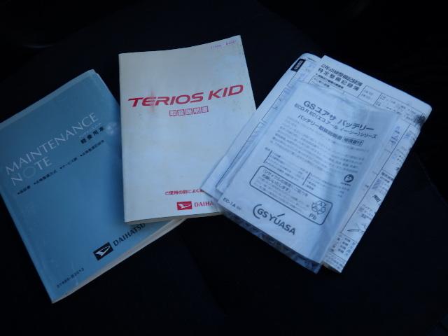 テリオスキッド カスタムL ターボ&4WD&5MT 純正エアロ ドライブレコーダー(9枚目)