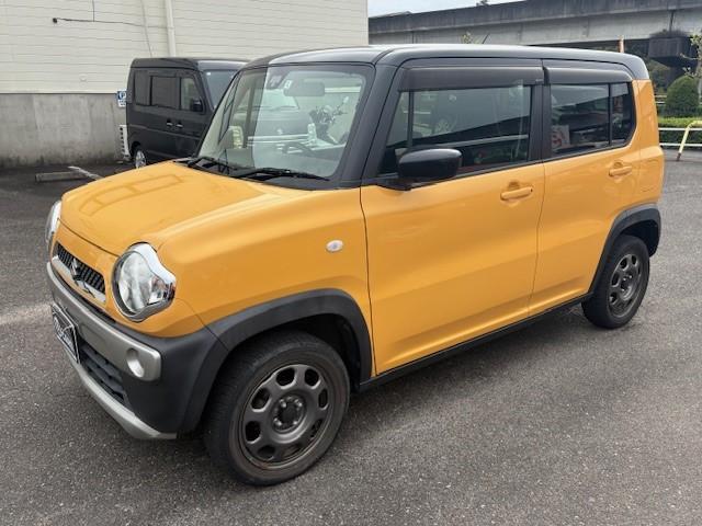 ハスラー Ｇ　社外ナビ　Ｂｌｕｅｔｏｏｔｈ　フルセグＴＶ　ＥＴＣ　レーダーブレーキ　シートヒーター　ツートンルーフ（4枚目）