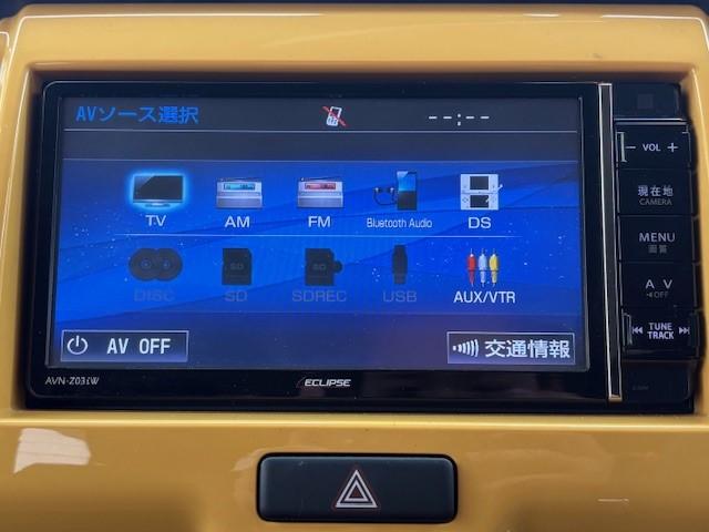 ハスラー Ｇ　社外ナビ　Ｂｌｕｅｔｏｏｔｈ　フルセグＴＶ　ＥＴＣ　レーダーブレーキ　シートヒーター　ツートンルーフ（44枚目）