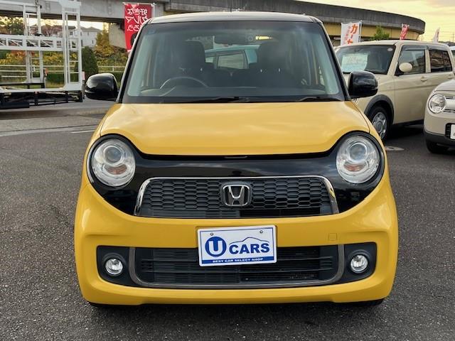 N-ONE プレミアム・Lパッケージ ナビ/Bluetooth/ステアリングスイッチ/ETC2.0/前後ドラレコ/ウッドコンビハンドル&ウッドパネル/HIDヘッドライト/スマートキー/純正AW(2枚目)