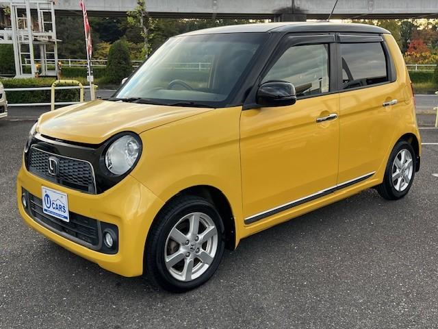 N-ONE プレミアム・Lパッケージ ナビ/Bluetooth/ステアリングスイッチ/ETC2.0/前後ドラレコ/ウッドコンビハンドル&ウッドパネル/HIDヘッドライト/スマートキー/純正AW(4枚目)