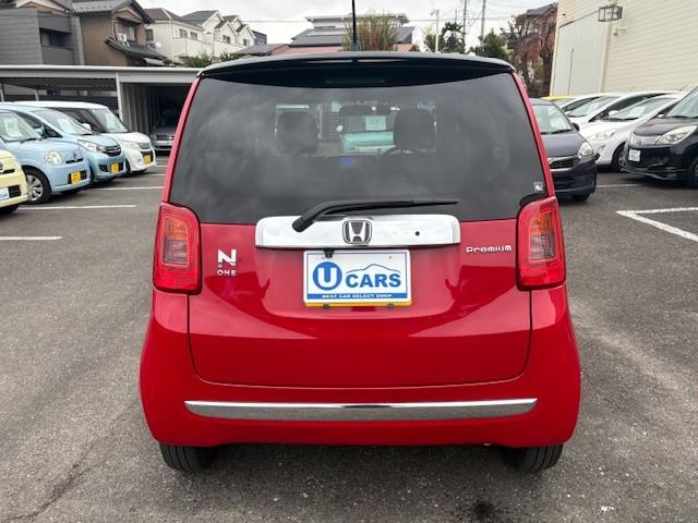 Ｎ－ＯＮＥ プレミアム　２トーンカラー／ブラックルーフ／ナビ／ドライブレコーダー／ＨＩＤヘッドライト／プッシュスタート／スマートキー／純正アルミ／アイドリングストップ（8枚目）