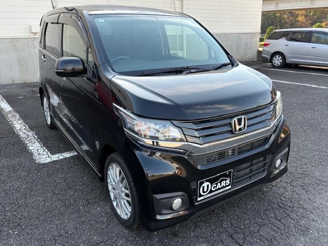 Ｎ－ＷＧＮカスタム Ｇ　ナビ／純正エアロ／オプションモデューロアルミ／バックモニター／ＥＴＣ／ＨＩＤヘッドライト／プッシュスタート／スマートキー／アイドリングストップ／横滑り防止／フォグライト／オートエアコン／ＰＶガラス（13枚目）