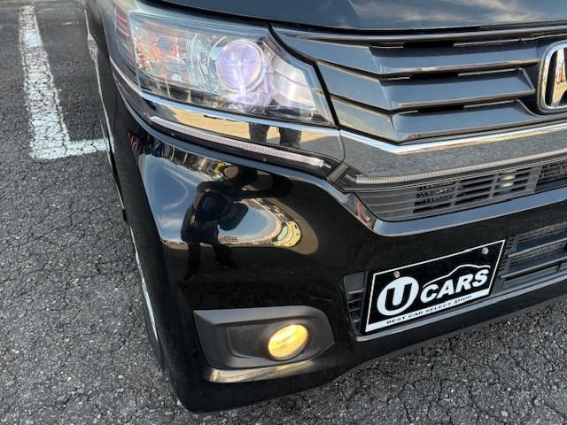 Ｎ－ＷＧＮカスタム Ｇ　ナビ／純正エアロ／オプションモデューロアルミ／バックモニター／ＥＴＣ／ＨＩＤヘッドライト／プッシュスタート／スマートキー／アイドリングストップ／横滑り防止／フォグライト／オートエアコン／ＰＶガラス（16枚目）